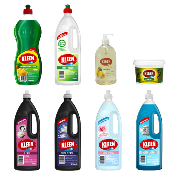 Kleen Home Essentials 8-in-1 Cleaning Combo Pack