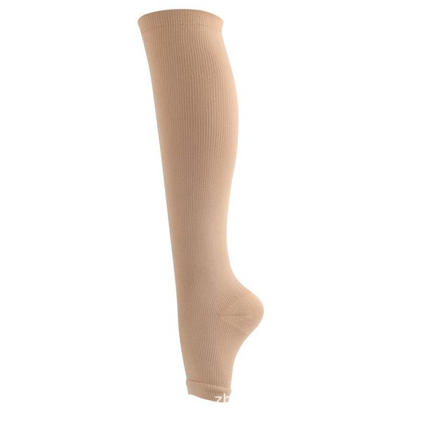 Solid Color Calf Socks Women's Sleep Yoga Non-Slip Tube Socks Skin Tone