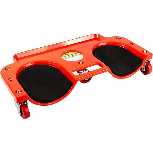 Rolling Knee Creeper/Pads ABS High-Impact Frame, 5 Swivel Castors