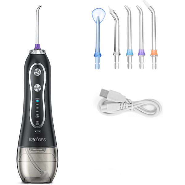 Portable Water Flosser Oral Irrigator Rechargeable Waterproof Teeth Cleaner