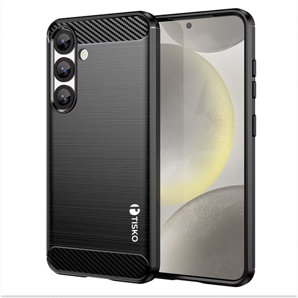 TISKO Silicone Case Compatible with Samsung Galaxy A17 5G - Brushed Black