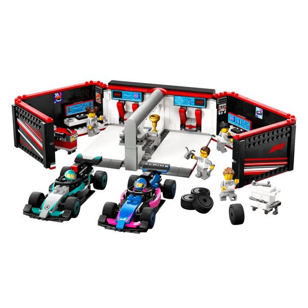 LEGO 60444 City F1 Garage &amp; Mercedes-AMG &amp; Alpine Cars (Parallel Import)