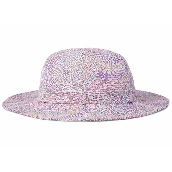 Myang Wide Brim Pink Fish Swirl Sun Hat - 3 to 6 Year Old