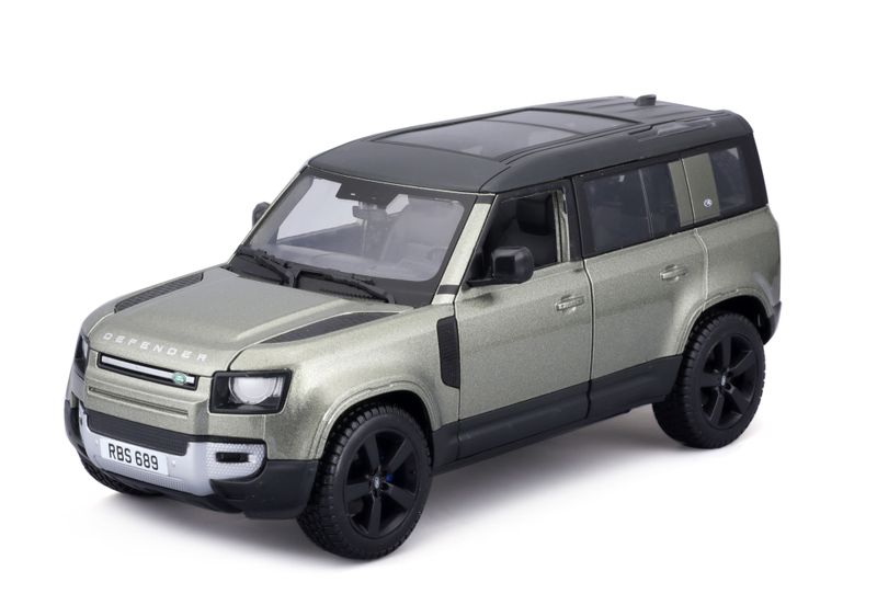 Bburago 1/24 Land Rover Defender 2022 (20cm Long) - Green