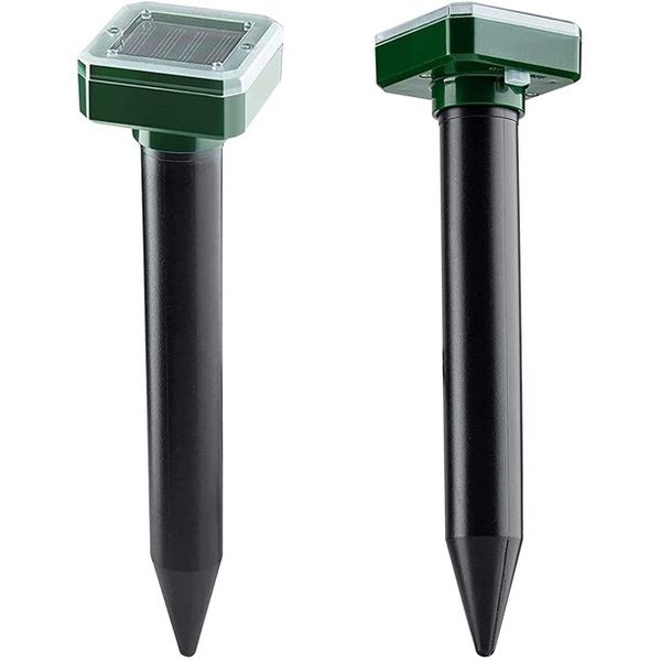 Solar Powered Outdoor Mole Repellent Pest Control Gopher Snake Chaser