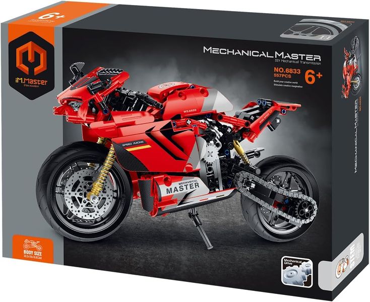 iM.Master Superbike Construction Set in Red - 557 Pieces