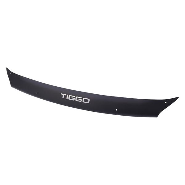 Bonnet Guard Compatible with Cherry Tiggo 4 - Matt Black