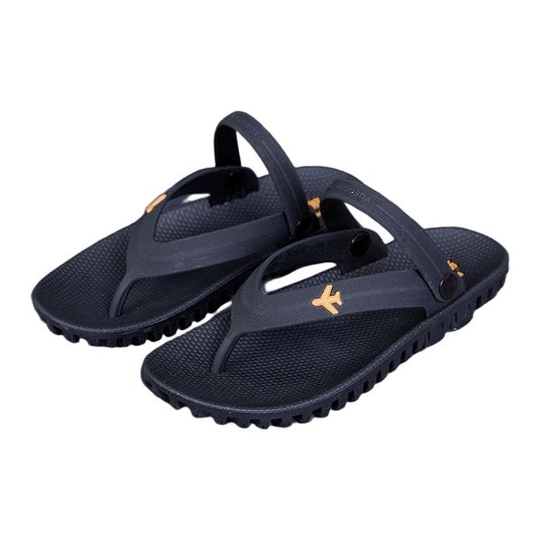 Men's Flip Flops with Heel Support - Anti-slip Driving Sandals