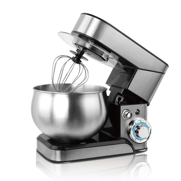 Stainless Steel Stand Mixer with Dough Whisk &amp; Beater