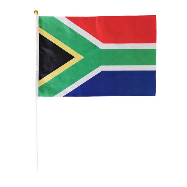 South African National Flag - Medium Stick Flag 45x30cm - Stick Length 60cm