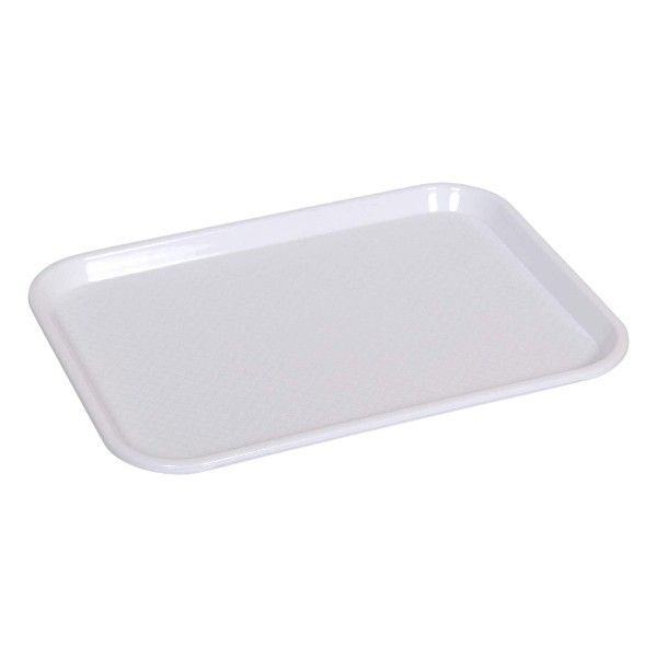 Medium Plastic Serving Tray - White