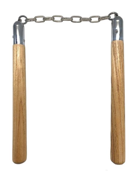 Nunchaku Yingcai Wood Nunchucks 33cm Light Brown - 4410