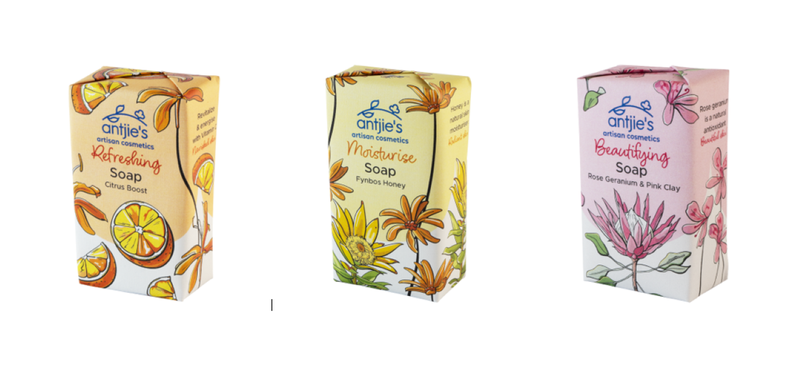 Antjie's Artisan Cosmetics - Large Soap Bars 3 x 115g - Option 1