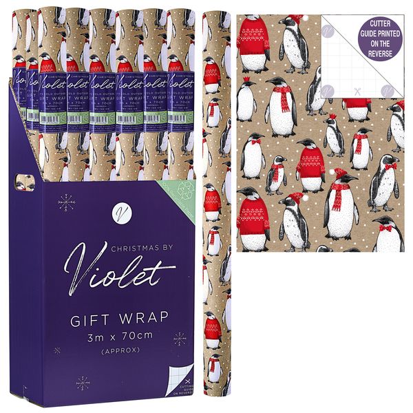 Christmas Gift Wrap Rolls/18 Bulk - It's Cold Outside