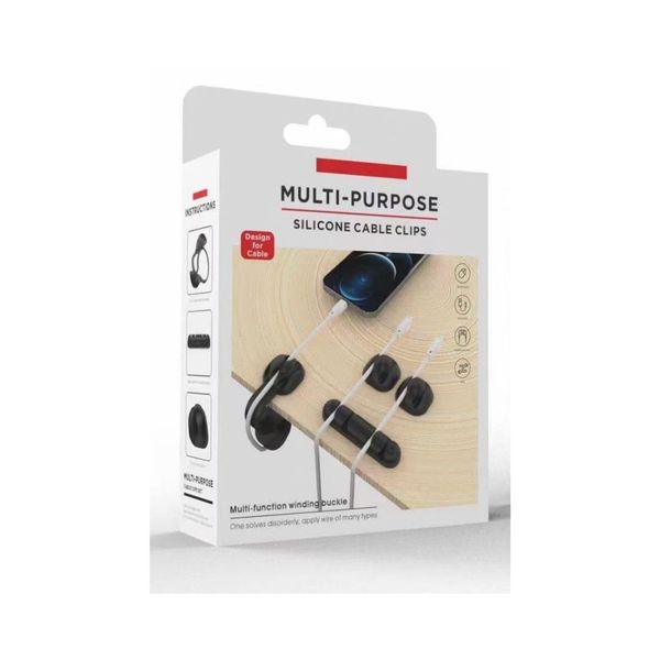 Silicone Cable Clips: Organize Your Cables &amp; Wires Neatly