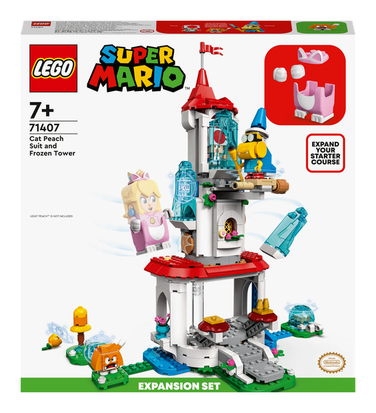LEGO® Super Mario™ Cat Peach Suit and Frozen Tower Expansion Set 71407