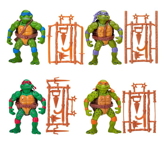 TMNT Movie Star Turtles Figures 4PC Set