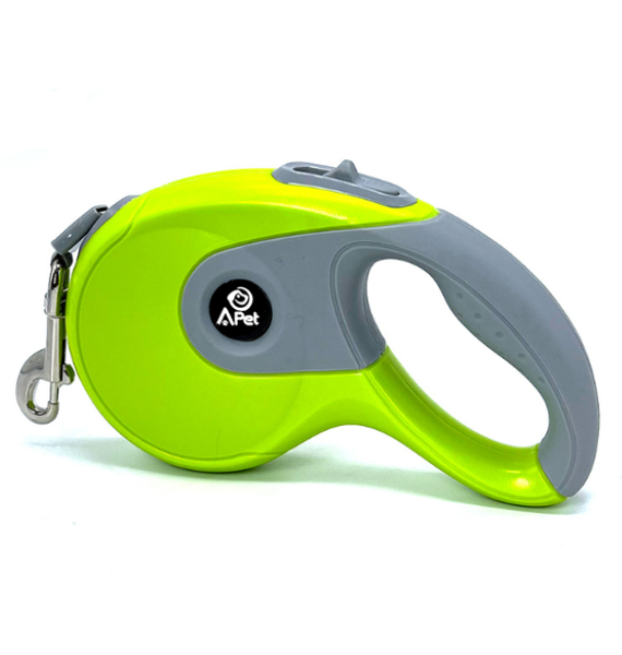A-Pet 5 Metre Retractable Dog Leash - Ergonomic Handle- Brake &amp; Lock System
