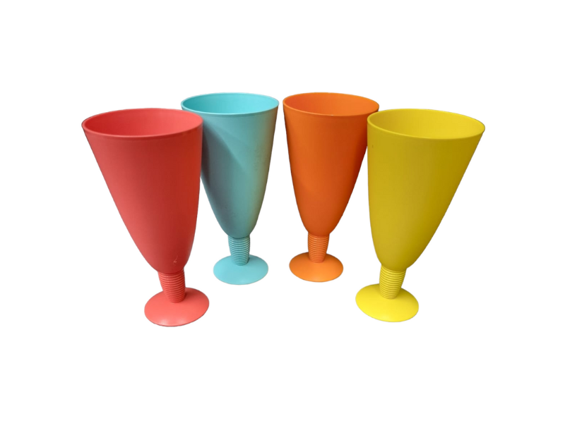 Tupperware Goblets Tumblers - 500ml x 4