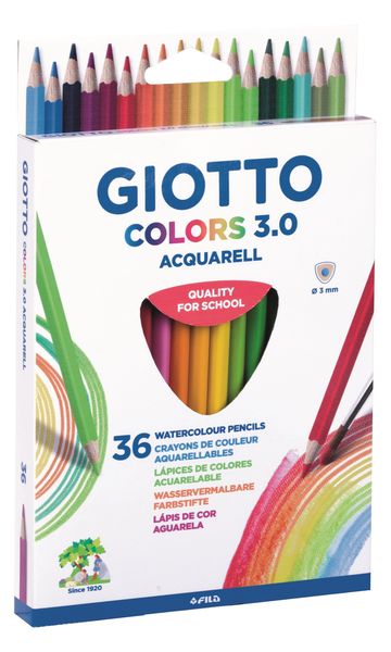 Giotto Colours 3.0 Aquarell 36pcs