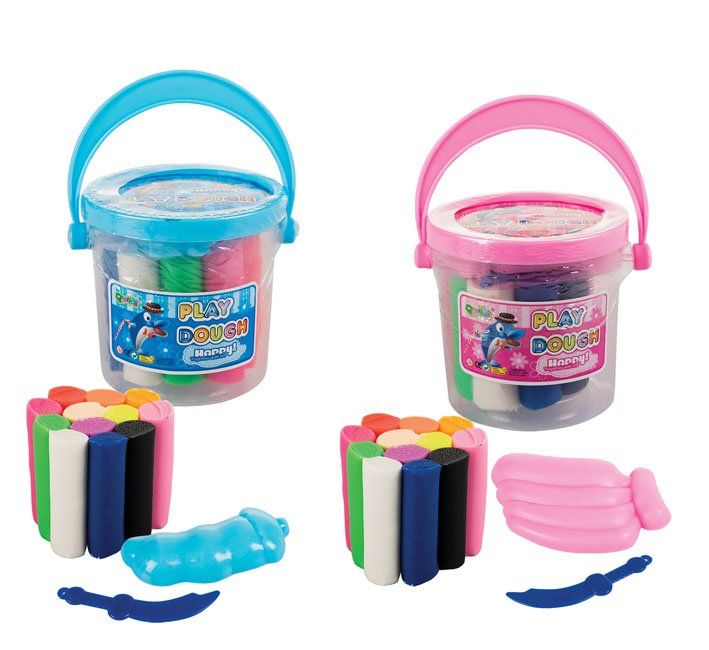 Bulk Pack x 8 Play Dough Bucket with Dough and Accessories | Shop Today ...