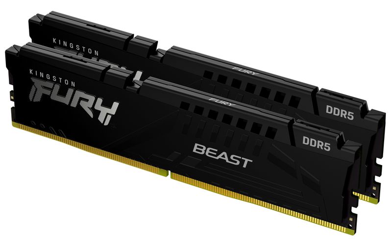 Kingston FURY Beast Black 32GB 5600MT/s DDR5 CL36 DIMM (Kit of 2) Memory