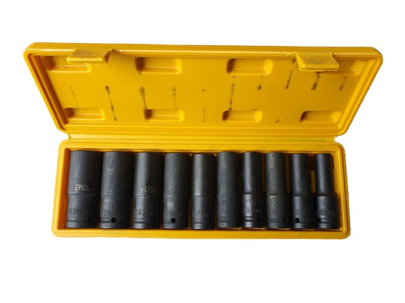 Epica Star 1/2" Deep Impact Socket Set - 10 Piece