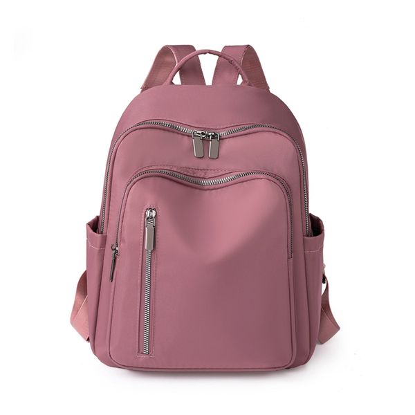 Lightweight Water-Resistant Pink Womens Casual Backpack