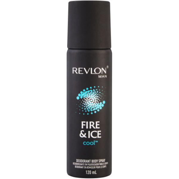 Revlon Fire &amp; Ice Cool 120ml Deodorant Body Spray for Men