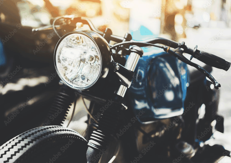 Wall Art Canvas - Custom Vintage Motorcycle