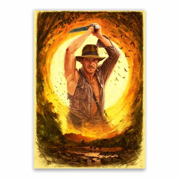 Indiana Jones Portrait Poster - A1