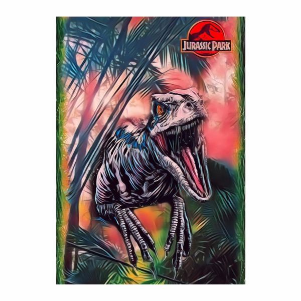 Jurassic Park Cartoon - A1 Poster