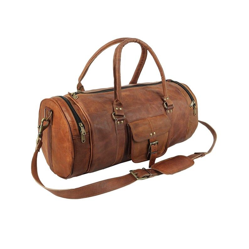 Vintage Leather Duffel Travel Bag Shop Today. Get it Tomorrow