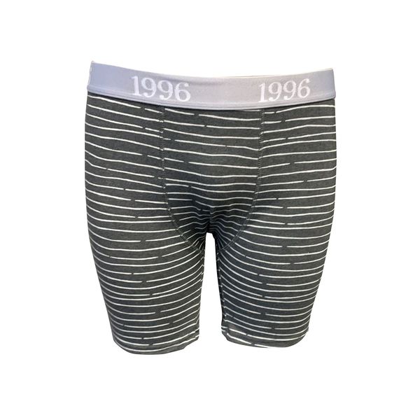 Undeez Scapreez Men's Cracked Striped Longer Length Boxer