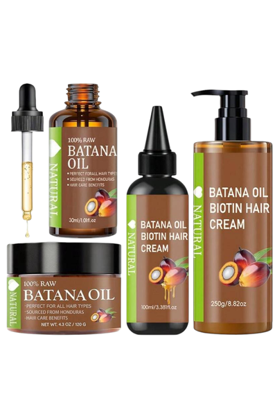 Batana &amp; Biotin Intensive Hair Growth - Complete 4-Step Set