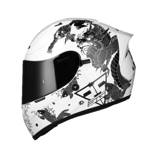 Spirit Seca Katana White/Black Helmet image