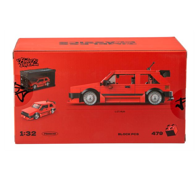 Power Block 1/32 Mk2 Golf (479 Pieces) 17.4cm Long