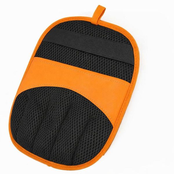 Pet Hair Removal Glove,Five-Finger Electrostatic Pet Hair Glove-Orange