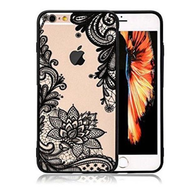 Funki Fish Floral Lace Henna Phone Case Compatible With iPhone 6