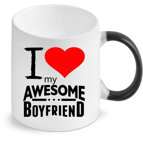 Awesome Boyfriend Birthday Christmas Anniversary Valentine Gift Magic Mug