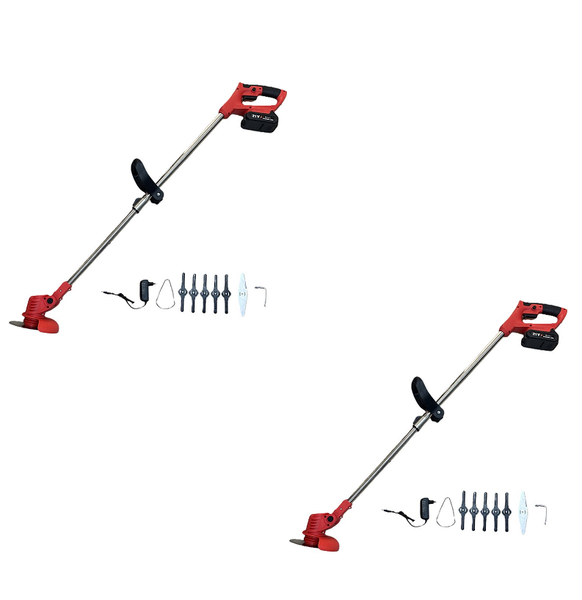 2 Pack-21V Electric Cordless Lawn Mower, Suitable for Lawn Mowing