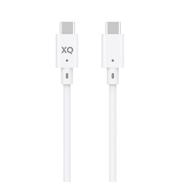 XQISIT Charge &amp; Sync USB C 3.1 to USB C 3.1 PD - White