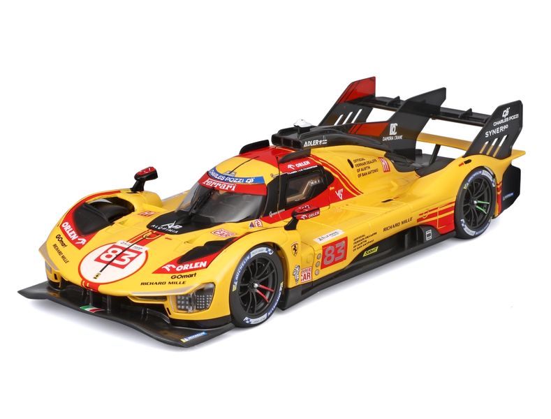 Bburago 1/24 Ferrari 499P LMH 2024 #83 AF Corse Team (20cm Long)