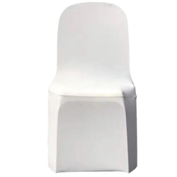 Trilobal Stretch Chair Covers White 10 Piece