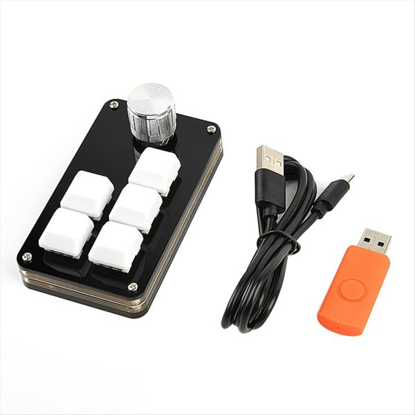 Diy Hot Swap Customization Mechanical Keyboard Macro Keypad Black