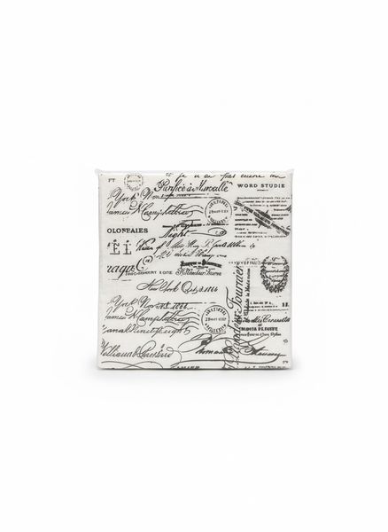 2-Ply Serviettes with Postcard &amp; Stamp Design - 100 Pack Table Napkins