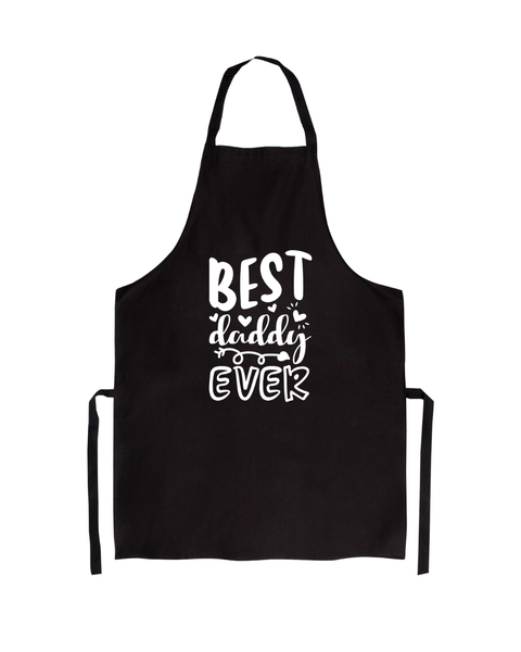 Katz Designs - Black Apron - Best Daddy Ever