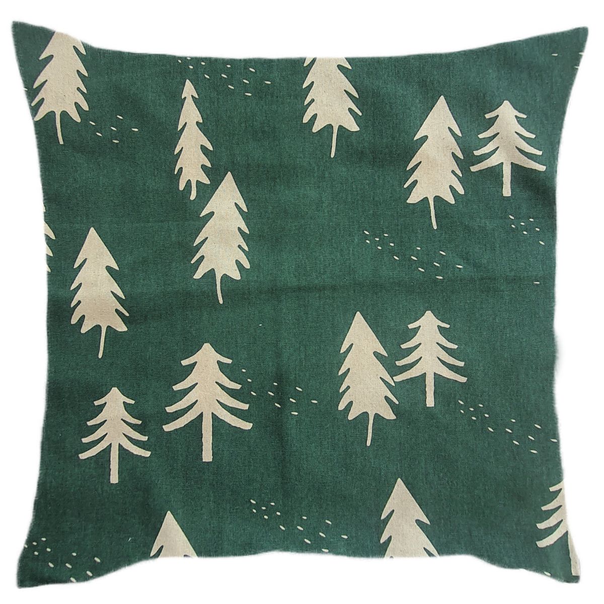 Dark Green Christmas Pillow/Scatter Cushion With Trees Buy Online in