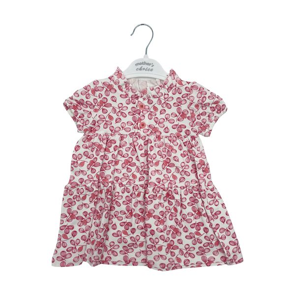 Mothers Choice Infants Girls Dress - Scarlet Pattern