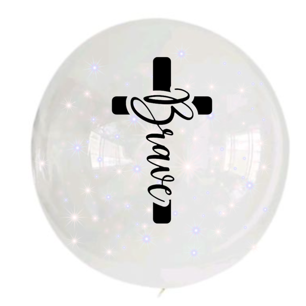 BG - Bobo Balloon - 24inch - Brave Cross